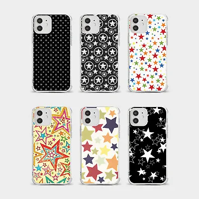 Case For Iphone 15 14 13 12 11 Se 8 Pro Shockproof Phone Cover Stars Colourful • £5.99
