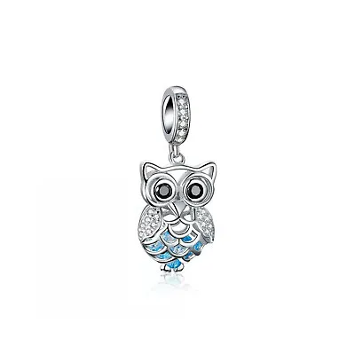 Silver Pandora Style Charm In A Cute Owl Design - Fits Popular Bracelets • £20.55