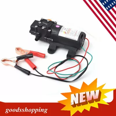 DC 12V Marine Auto Transfer Pump Oil Extractor Oil Change Pump 0.8MPA 5L/Min • $26