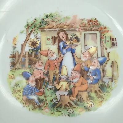 Snow White And The 7 Dwarfs Childs Bowl And Plate Set KAHLA Germany Vintage • $24.98