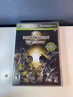 $4.99 • Buy Mortal Kombat Vs. DC Universe (Xbox 360, 2008) Manual Included