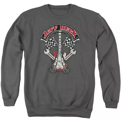 Jeff Beck Beckabilly Guitar Crewneck Sweatshirt Licensed Music Rock Charcoal • $24.49