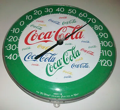 Coca-Cola 12  Round The Tru Temp Original Jumbo Dial By Tca #495116 • $115.64