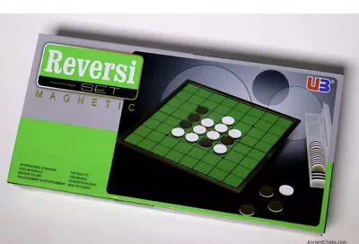 REVERSI MAGNETIC TRAVEL SET Othello 9 And A Half Inch Board New In Box 64pcs UB • $19.99