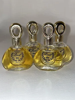 First De Van Cleef & Arpels Perfume MINI Eau De Parfum .17 Oz VTG Lot X4 EDP NEW • $45.95