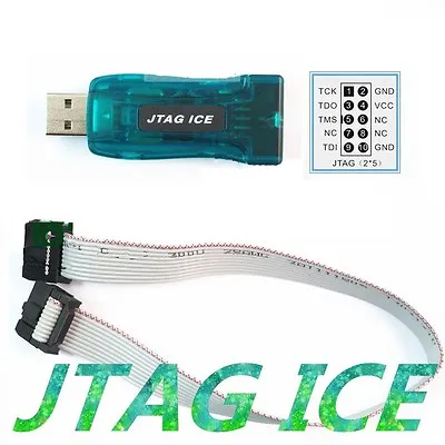 1PCS AVR USB Emulator Debugger Programmer JTAG ICE For Atmel • $7.98