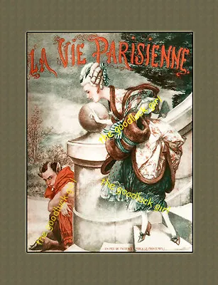 5x7 POUTING CENTAUR Vintage La Vie Parisienne Faun Pan Satyr Art Print • $7.99