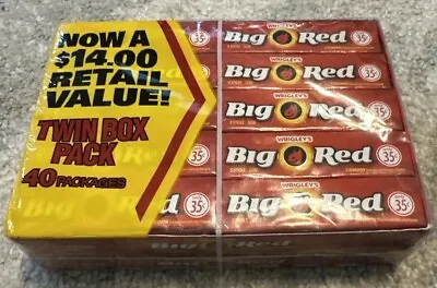 Wrigleys Big Red Chewing Gum Cinnamon40 Pack 5 Sticks Per Pack • $12.99