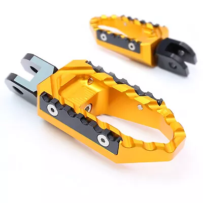 Gold Billet Front Touring Foot Pegs For Suzuki DL250 V-Strom 17 18 19 -MC • $55.11