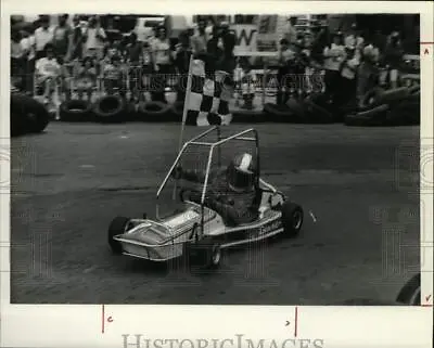 1993 Press Photo Duane  Davy  Jones Racing Midget Race Car At Syracuse Race • $19.99