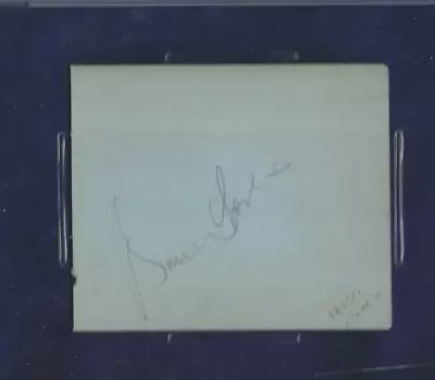 Bruce McLaren Race Car Driver Autographed Vintage Album Page PSA SLAB • $516.99