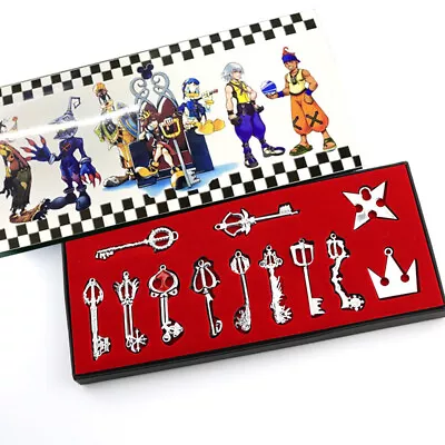 $17.99 • Buy Kingdom Hearts Set Of 12x Metal Keyblade Keychain Sword Weapon Collectable Toys
