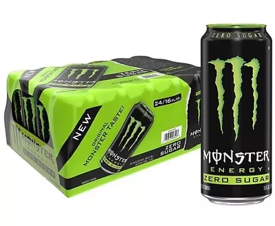 Monster Energy Zero Sugar (16 Oz. 24 Pk.) - FAST SHIPPING • $59.99