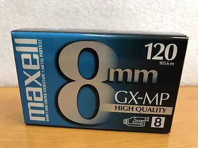 MAXELL 8mm GX-MP High Quality Camcorder Video Tape 8 Mm 120 Min - New • $8.99