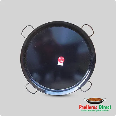 90cm Authentic Spanish Enamelled Steel Paella Pan • £144.99