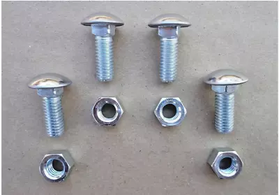 Old School Stainless Steel Capped Bumper Bolts/nut! Gm C10 Pickup Blazer 4x4 Etc • $19