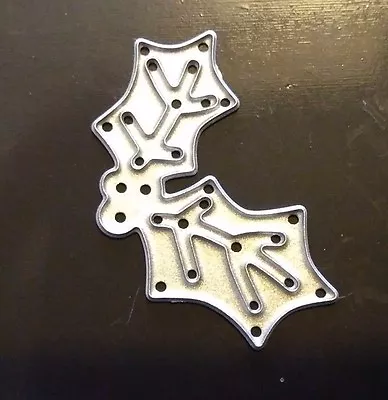 £3.64 • Buy Sizzix Die Cutter  CHRISTMAS HOLLY & BERRIES Thinlits Fits Big Shot Cuttlebug