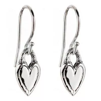 QVC Hagit Sterling Silver Petite Heart Dangle Earrings • $79.99