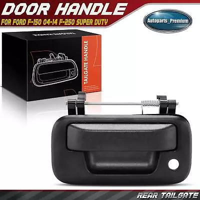 Textured Black Tailgate Handle W/ Bezel For Ford F-150 04-14 F-250 Super Duty • $10.99