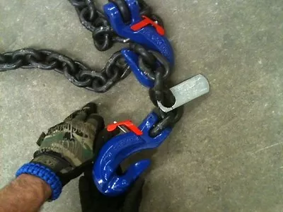 1/2 X 15FT LOCKING PIN G100 CHAIN BINDER GRAB HOOKS SHACKLE TOW CLEVIS WRECKER  • $550.49