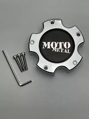 Moto Metal Chrome 5 Lug Wheel Center Cap W/Screws MO909B5127 HE835-B5127 • $21
