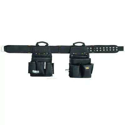 Clc Work Gear 5609 Black Polyester Tool Belt 20 Pockets • $89.95