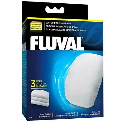 #A242 Fluval Water Polishing Pad - 3 Pack  104/105/106/204/205/206 Filter Wool  • $18.90