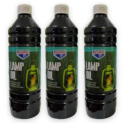 £6.99 • Buy Bartoline Lamp Oil 1L Fuel For Modern And Traditional Oil Lamps Burning Torches