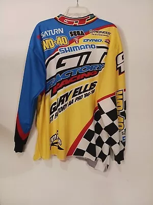 Vtg Singed Gary Ellis GT Factory Racing Jersey Worn On Final BMX Race Ever 1998! • $999.99