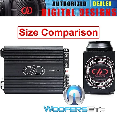 Dd Audio Ss4.500 Super Small Motorcycle 4channel 500w Rms Speakers Amplifier New • $229