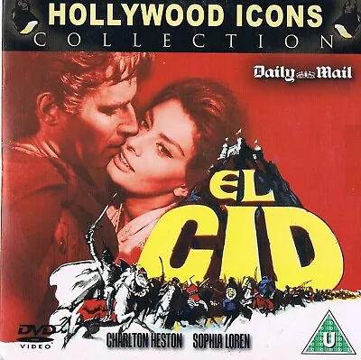 Daily Mail Promo DVD - ' EL CID ' - Charlton Heston / Sophia Loren • £1.75