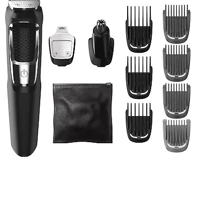 Philips Norelco Multigroom All-In-One Shaver 3000 13 Attachment Trimmer MG3750 • $69.50