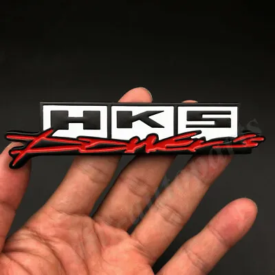 3D Metal HKS Power&Sports JDM Car Trunk Fender Side Emblem Badge Decal Sticker • $7.90