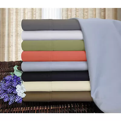 Bed Sheets Organic Cotton Fitted Sheet High End Mattress Cover Elastic Band • $53.99