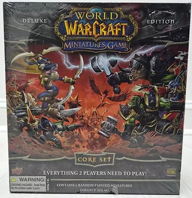 World Of Warcraft Deluxe Edition Miniatures Game Core Set 6 Figures New Sealed • $149.99