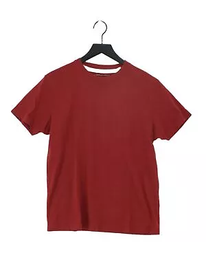 Charles Wilson Men's T-Shirt M Red 100% Cotton Basic • £8