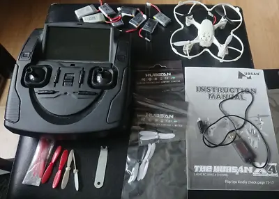 Hubsan FPV X4 H107D Mini Quadcopter With Transmitter With Screen SD Card+extras • £60