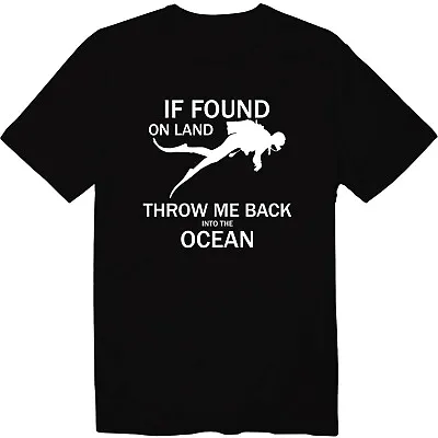 If Found On Land Throw Me Back Into The Ocean Unisex Crew Neck T-Shirt • $16.14