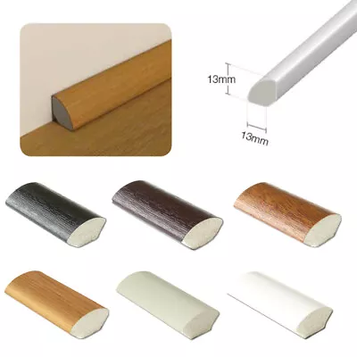 £13.95 • Buy UPVC Quadrant Plastic Finishing Trim - Window / Tile Beading - 13mm X 1m Length