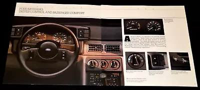 ★1988 Ford Mustang Driver's View Original Dealer Advertisement Print Ad-88 Lx Gt • $9.99