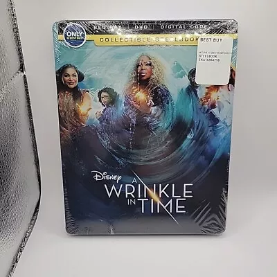 A Wrinkle In Time -  Best Buy Steelbook Blu-Ray/DVD/Digital USA • $9.99