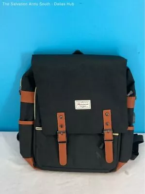 Modoker 'Vintage' Padded Laptop 'Black' Fashion Bag Backpack • $9.99