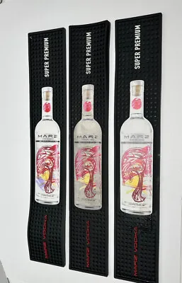 3X Mark Vodka Bar Mat Rubber Spill Mat 23.5”x3.3/4” • $29.66