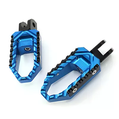 Blue CNC TOUR Front Foot Pegs For DL 1000 V-Strom 02-14 15 16 17 • $63.30