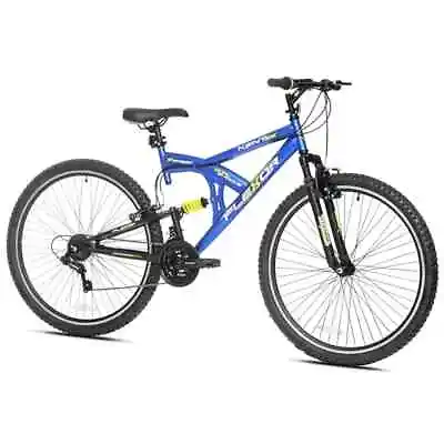 Men's 29  Flexor Dual Suspension Mountain Pro Bike Off Road Tires 21-Speed Blue • $269.95