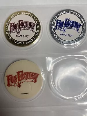 3 Fun Factory Hawaii Pogs Milk Caps Foil Kids Games VTG Different Variations • $12.99