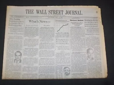 $175 • Buy 1996 May 16 The Wall Street Journal - Jeffrey Bezos, Wall Street Whiz- Wj 274