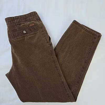 Meyer Jeans Brown Heavy Canvas Chino Men's 30x31 100% Cotton Straight Fit • $39.97