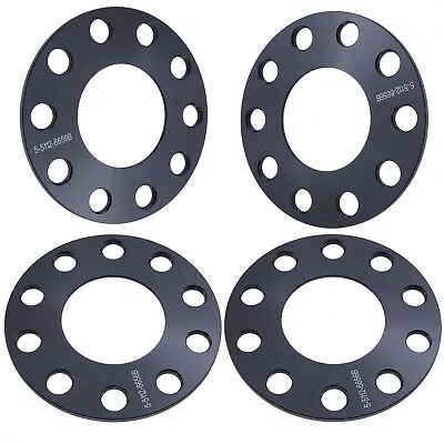 4x 5mm Hubcentric Wheel Spacers 5x112 Fits Audi S5 RS5 A7 A5 A4 A6 A7 RS7 S4 Q5 • $33.13