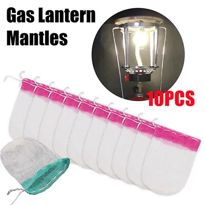 10Pcs/Set S/L Lamp Mantles Single Head Coleman Lantern Gas Lantern Mantles • £4.38